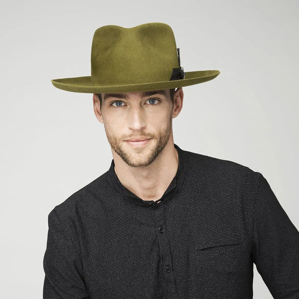 Bailey Barksdale Polished Elite Finish Wool Wide Brim Fedora - Image 2