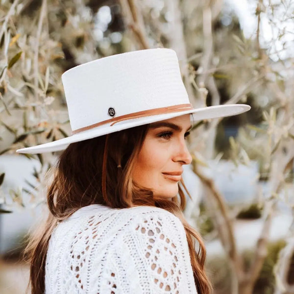 Biltmore Bella Wide Brim Handwoven Straw Gaucho - Image 3
