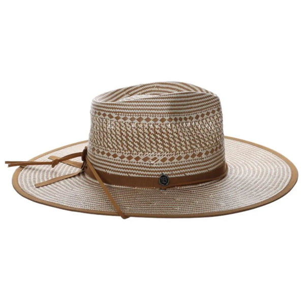 Biltmore Two Ghosts Pinch Front Handwoven Straw Rancher - Image 5