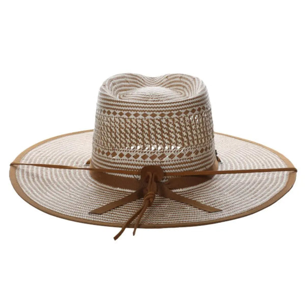 Biltmore Two Ghosts Pinch Front Handwoven Straw Rancher - Image 6