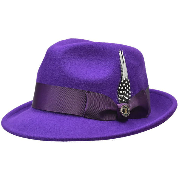 Bruno Capelo Blues Wool Pinch Front Fedora - Image 2