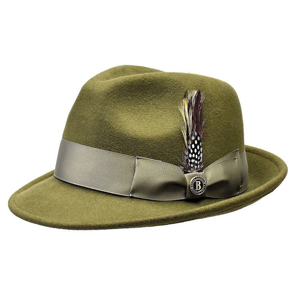 Bruno Capelo Blues Wool Pinch Front Fedora - Image 4