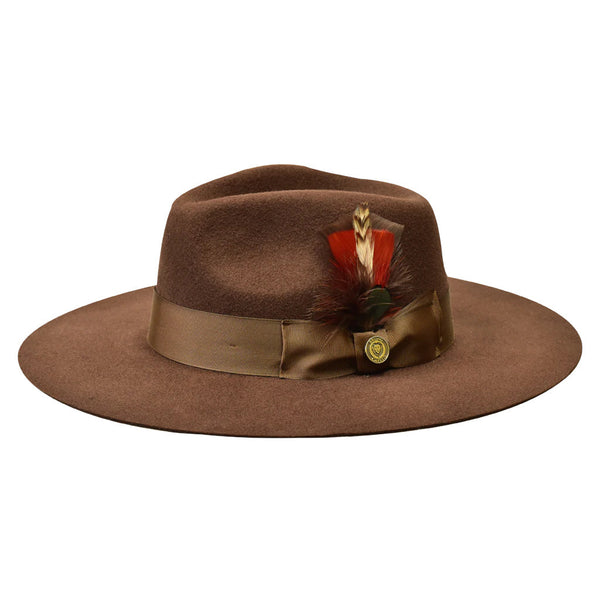 Bruno Capelo Duke Wide Brim Wool Fedora - Image 6