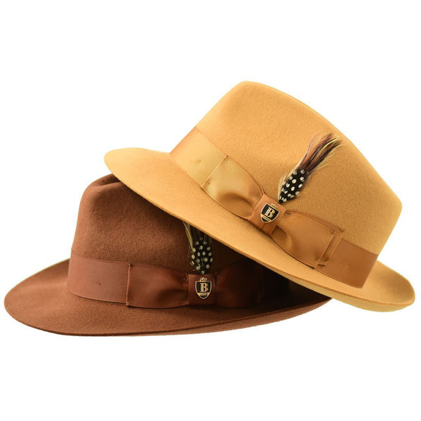 Bruno Capelo Fabio Wool Felt Teardrop Fedora - Image 2