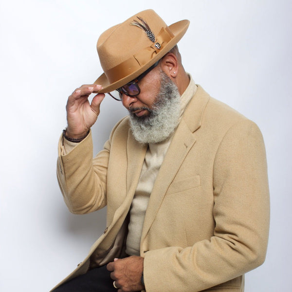 Bruno Capelo Fabio Wool Felt Teardrop Fedora - Image 4