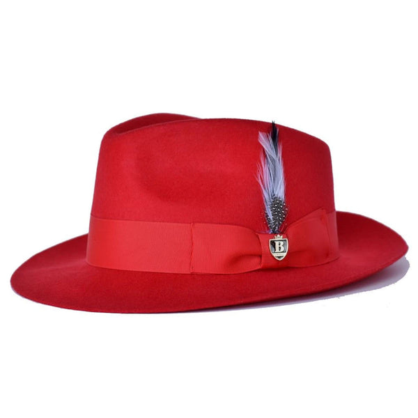Bruno Capelo Fabio Wool Felt Teardrop Fedora - Image 6