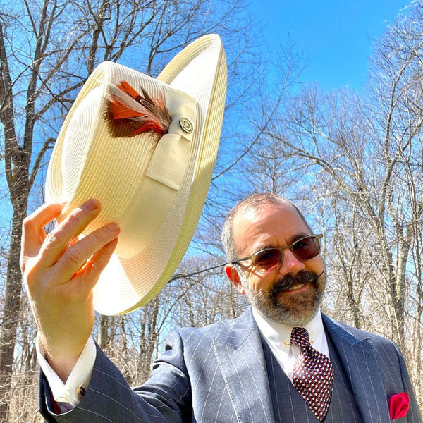 Bruno Capelo Gambler Wide Brim Straw Gambler - Image 3