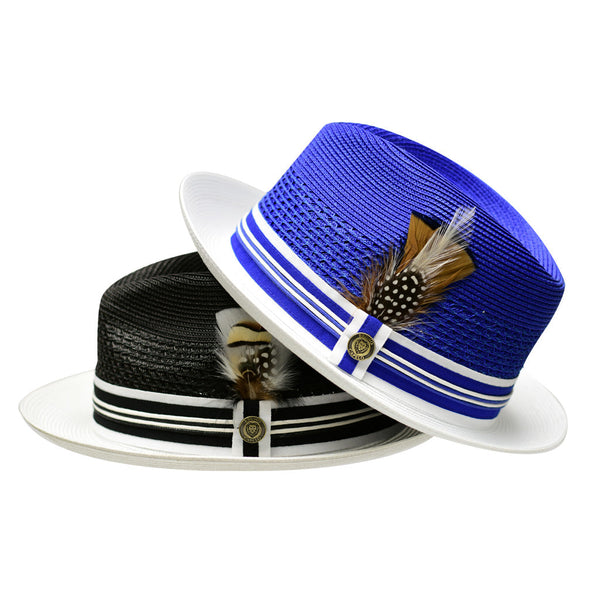 Bruno Capelo Giancarlo Two-tone Straw Fedora - Image 2