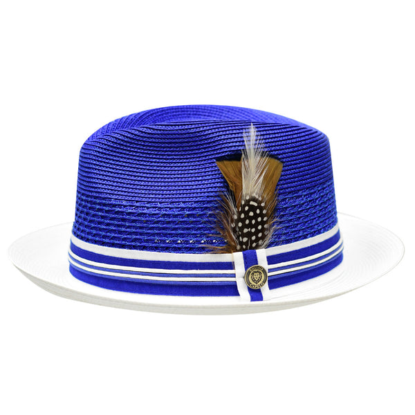 Bruno Capelo Giancarlo Two-tone Straw Fedora - Image 3