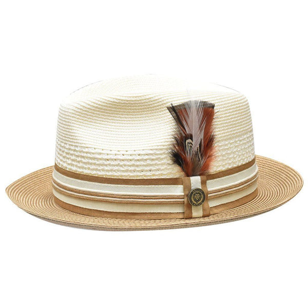 Bruno Capelo Giancarlo Two-tone Straw Fedora - Image 5