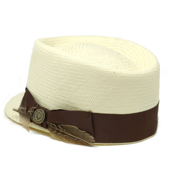 Bruno Capelo Legionnaire Panama Shantung Straw Dress Cap - Image 3