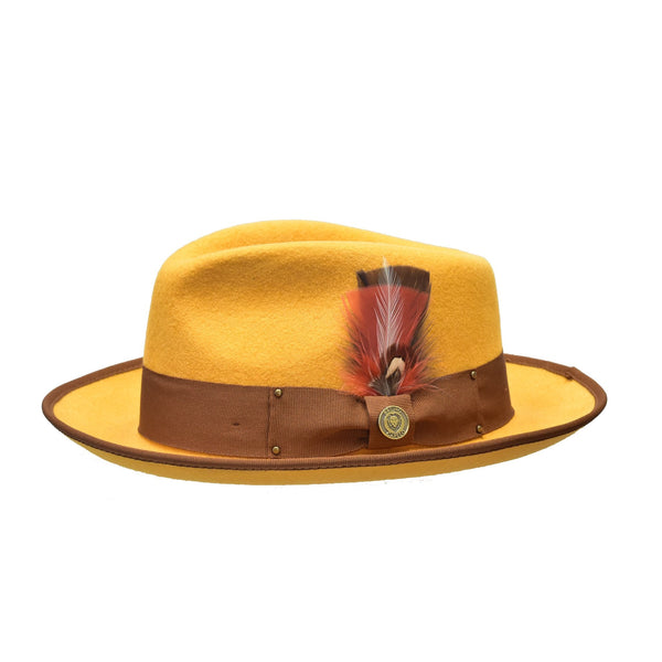 Bruno Capelo Lorenzo Pinch Front Wool Fedora - Image 2