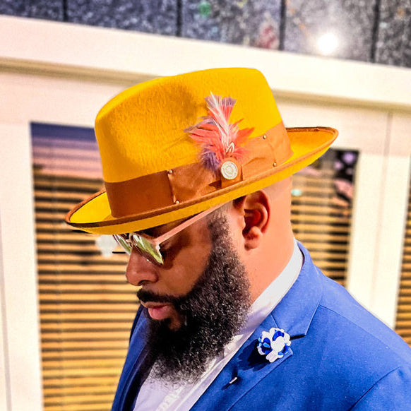 Bruno Capelo Lorenzo Pinch Front Wool Fedora - Image 3