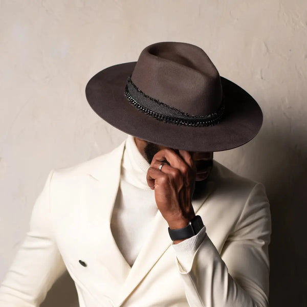 Bruno Capelo Maverick Wide Brim Wool Fedora - Image 3