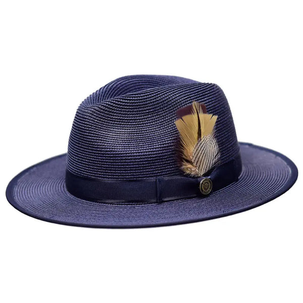 Bruno Capelo Michaelangelo Wide Brim Straw Fedora - Image 5