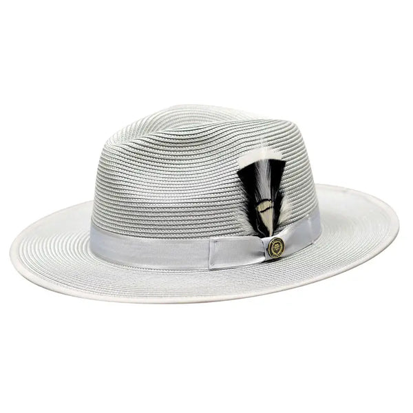Bruno Capelo Michaelangelo Wide Brim Straw Fedora - Image 4