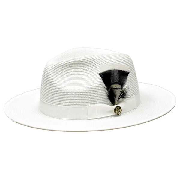 Bruno Capelo Michaelangelo Wide Brim Straw Fedora - Image 6