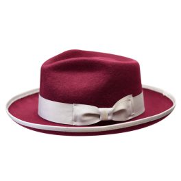 Bruno Capelo Night Hawk Wool Teardrop Crown Fedora