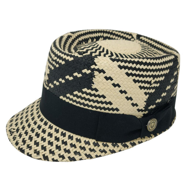 Bruno Capelo Patterned Legionnaire Straw Dress Cap - Image 3