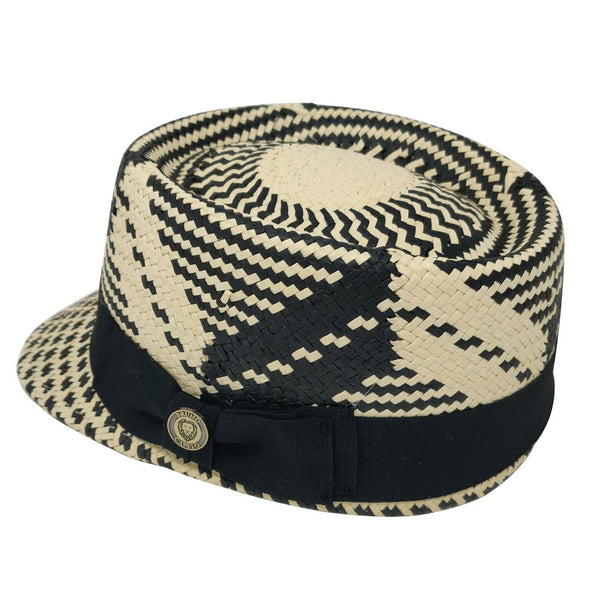 Bruno Capelo Patterned Legionnaire Straw Dress Cap - Image 5
