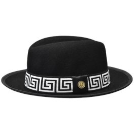 Bruno Capelo Princeton Elite Center Dent Wool Fedora