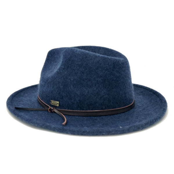 Bruno Capelo Tarik Flat Brim Wool Fedora - Image 6