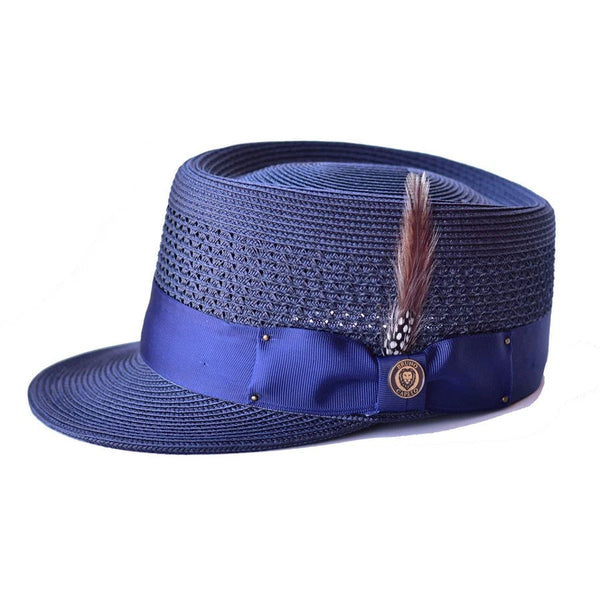 Bruno Capelo Vented Straw Legionnaire Straw Dress Cap - Image 4