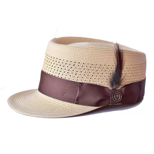 Bruno Capelo Vented Straw Legionnaire Straw Dress Cap - Image 5