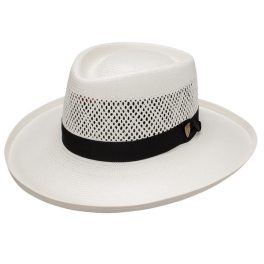 Dobbs San Juan (Vented) Vented Shantung Straw Gambler Hat