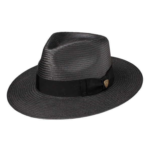 Dobbs Estate (Straw) Shantung Straw Wide Brim Fedora - Image 5