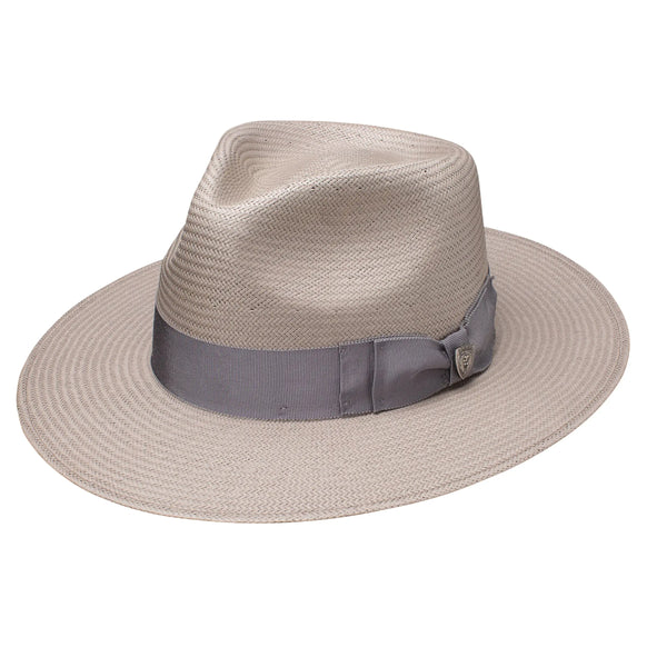 Dobbs Estate (Straw) Shantung Straw Wide Brim Fedora - Image 4