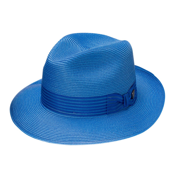 Dobbs Harrod Florentine Milan Straw Fedora Hat - Image 2