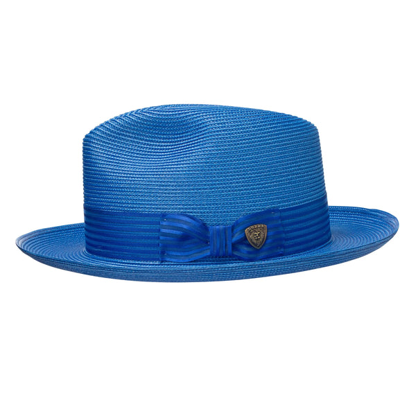 Dobbs Harrod Florentine Milan Straw Fedora Hat - Image 3