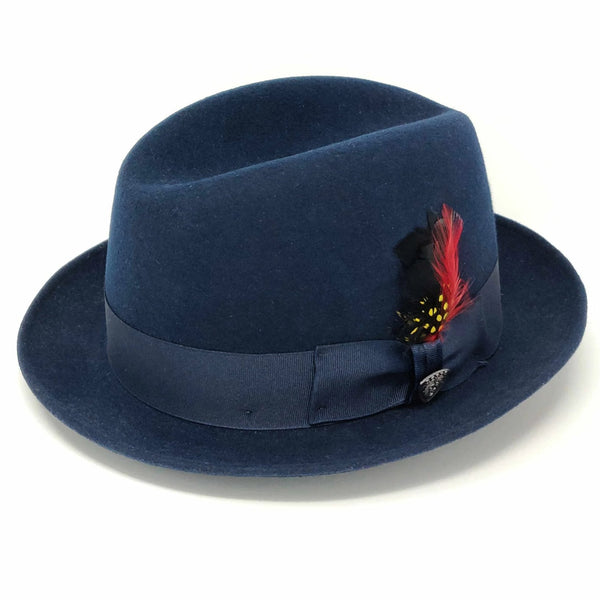 Dobbs Randall Center Dent Wool Felt Homburg - Image 5