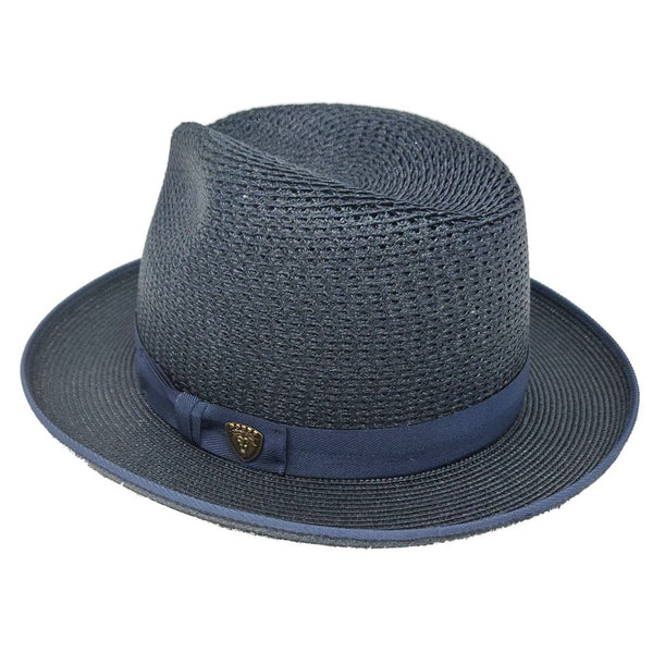 Dobbs Regalis B Pinch Front Straw Fedora - Image 2