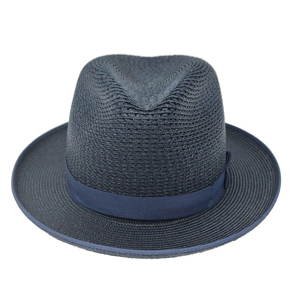 Dobbs Regalis B Pinch Front Straw Fedora - Image 3