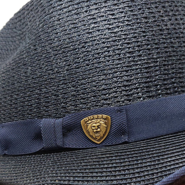 Dobbs Regalis B Pinch Front Straw Fedora - Image 4
