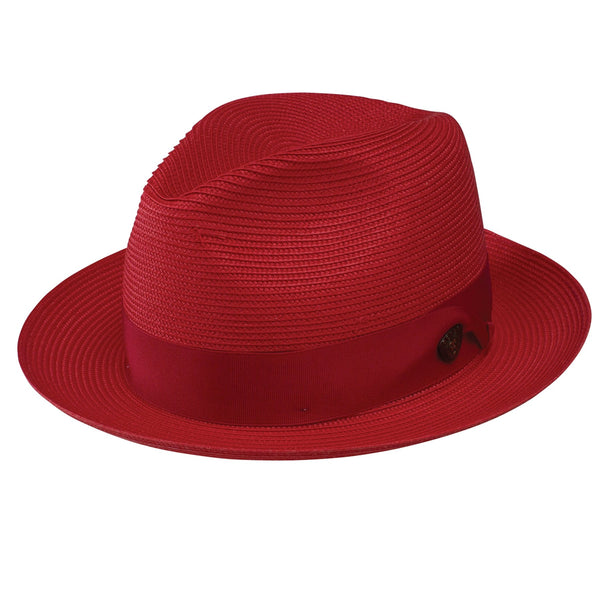 Dobbs Rosebud Milan Straw Fedora - Image 2