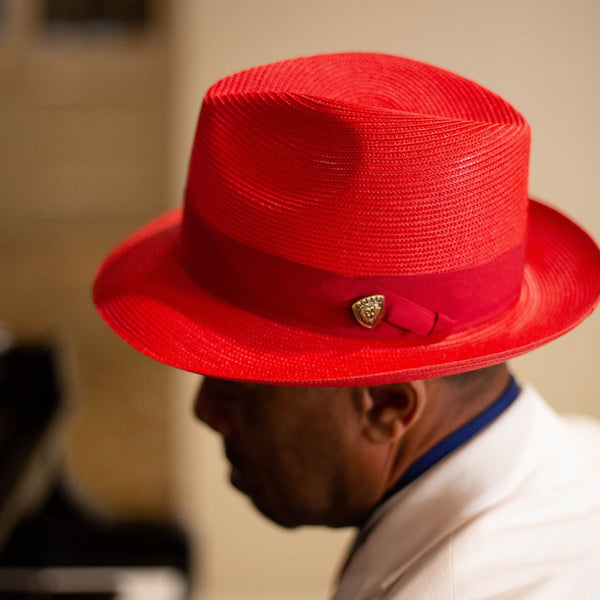 Dobbs Rosebud Milan Straw Fedora - Image 3
