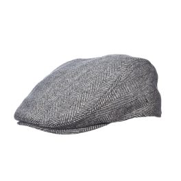 Dorfman Attaboy Herringbone Wool Blend Ivy Cap