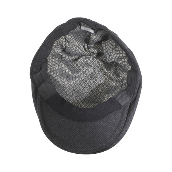 Dorfman Attaboy Herringbone Wool Blend Ivy Cap - Image 3