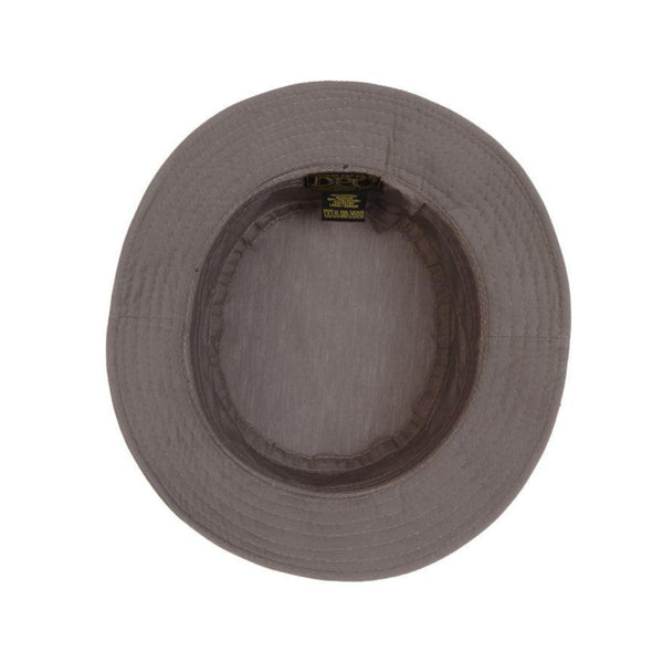 Dorfman Weather Man Water Repellent Poplin Bucket Hat - Image 4