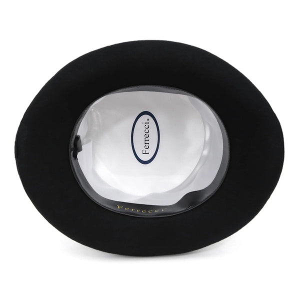 Ferrecci Premium Top Hat in Black Wool Victorian Elegance - Image 3
