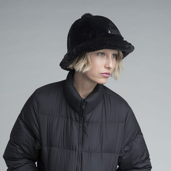 Kangol Faux Fur Casual Bucket Hat - Image 5