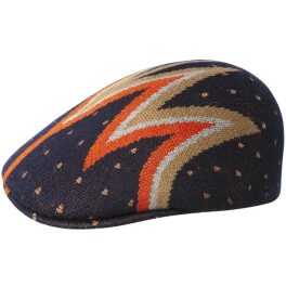 Kangol Shock Wave 507 Intarsia Knitted Flat Cap