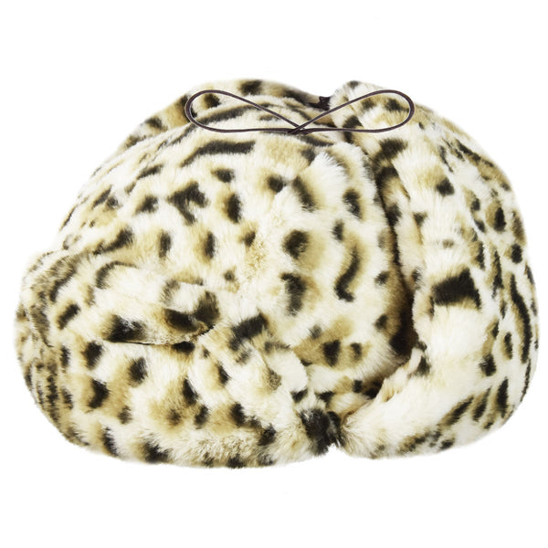 Kangol Snow Leopard Trapper Luxurious Faux Fur - Image 3