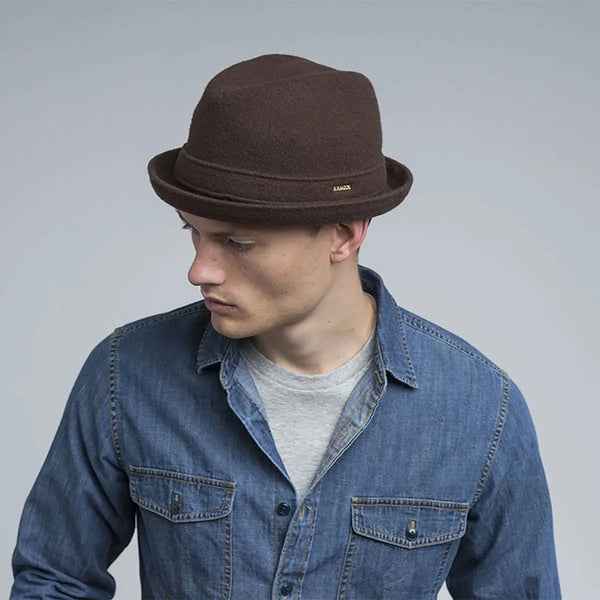 Kangol Wool Player Wool Trilby Hat - Image 3