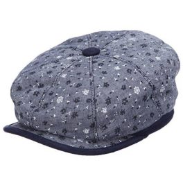 Santana Alegria Floral Pattern Newsboy Cap