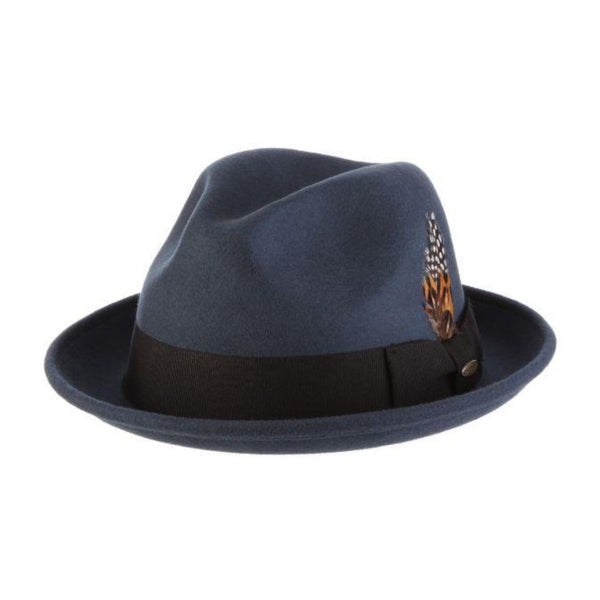 Scala Coeur Crushable Wool Felt Trilby Hat - Image 2