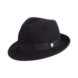 Scala Fremont Crushable Wool Felt Trilby Hat Crushable Wool Felt Fedora